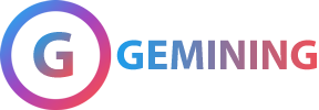 GEMINING corporate logo dark version
